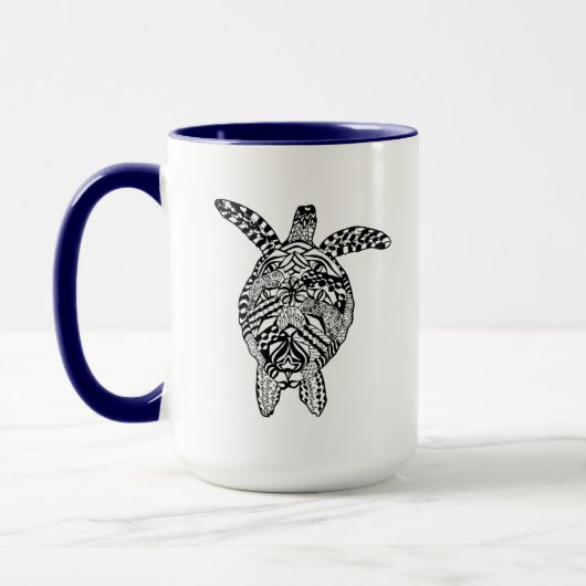 Mug Tortue de style (Gauche)