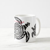 Mug Tortue de style tribal Thunder_Cove (Devant droit)