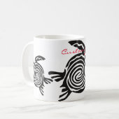 Mug Tortue de style tribal Thunder_Cove (Devant gauche)