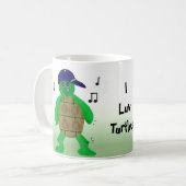 Mug Tortue Debout Drôle (Devant gauche)
