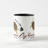 Mug Tortue d'Hawaï de baie de Hanauma et îles d'Hawaï (Centre)