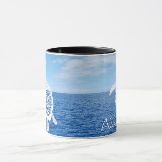 Mug Tortue d'îles d'Hawaï Aloha (Centre)