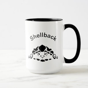 Mug Tortue effrayée se cachant dans sa coque