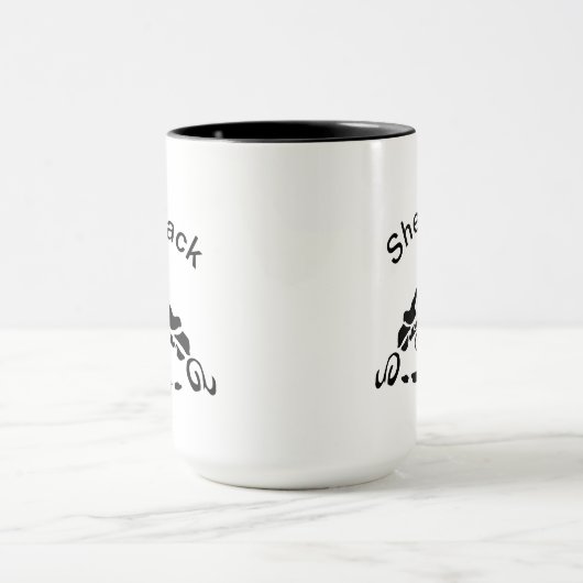 Mug Tortue effrayée se cachant dans sa coque (Centre)