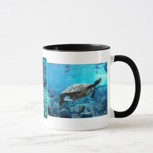 Mug Tortue et bancs de poissons (Droite)