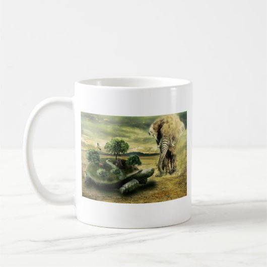 MUG TORTUE ET ÉLÉPHANT (Gauche)