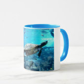 Mug Tortue et poisson (Devant droit)