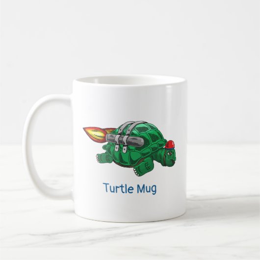 Mug Tortue Fusée Incroyable (Gauche)