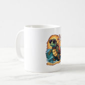 Mug Tortue Hawaiian Sea Turtles Hawaii Tropical Beach (Devant gauche)
