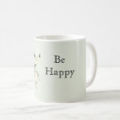 Mug Tortue heureuse mignonne (Devant droit)