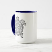 Mug Tortue inspirée (Devant gauche)