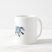 Mug Tortue marine peinte (Devant droit)