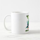 Mug Tortue-ment Fine sur Coussin de Lancer de Jour d'É (Gauche)