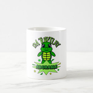 Mug Tortue Mignonne Citation Drôle Totalement Adorable