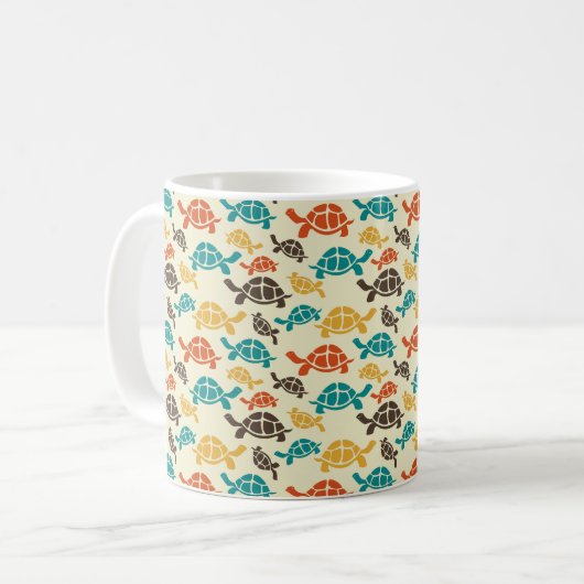 Mug Tortue multicolore (Devant gauche)