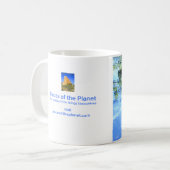Mug Tortue ombragée nature art beauté (Devant gauche)
