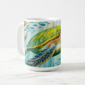 Mug Tortue peinte (Devant gauche)