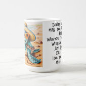 Mug Tortue Personnalisable Sur La Plage (Centre)