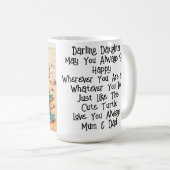 Mug Tortue Personnalisable Sur La Plage (Devant droit)