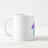 Mug Tortue pourpre de mandala (Gauche)
