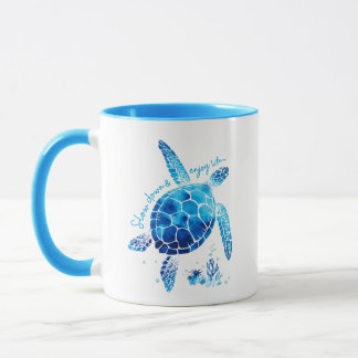 Mug Tortue Ralentir & Profiter de la Vie pour les Amou