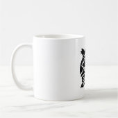 Mug Tortue Snapper Silhouette Noire (Gauche)