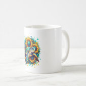 Mug Tortue tournesol (Devant droit)