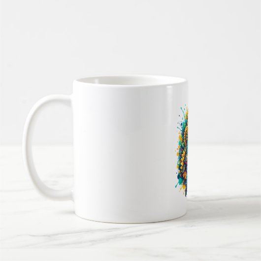 Mug Tortue tournesol (Gauche)