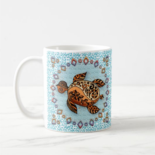 Mug Tortue tribale (Gauche)