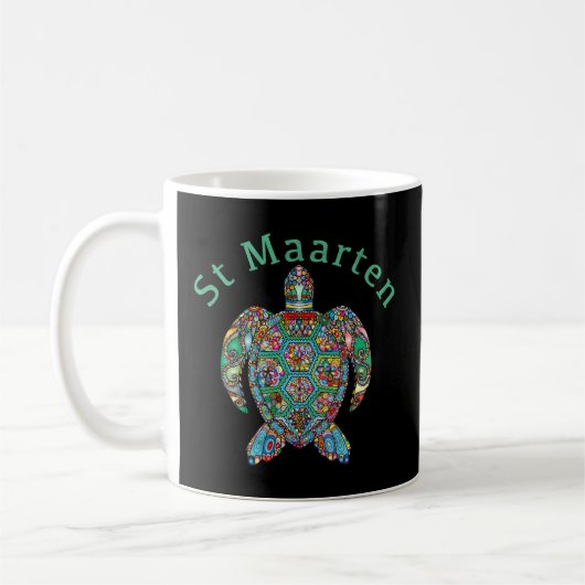 Mug Tortue tribale St Maarten (Gauche)