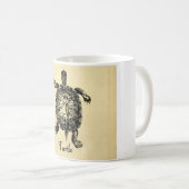 Mug TORTUE vintage (Devant droit)