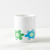 Mug Tortues de bébé nageant (Centre)