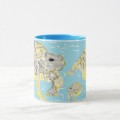 Mug Tortues de mer Combo 11 oz noires (Centre)