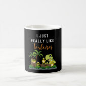 Mug Tortues de mer Tortues J'Aime Vraiment Les Tortues (Centre)