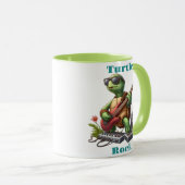 Mug Tortues super Riff électrique (Devant droit)