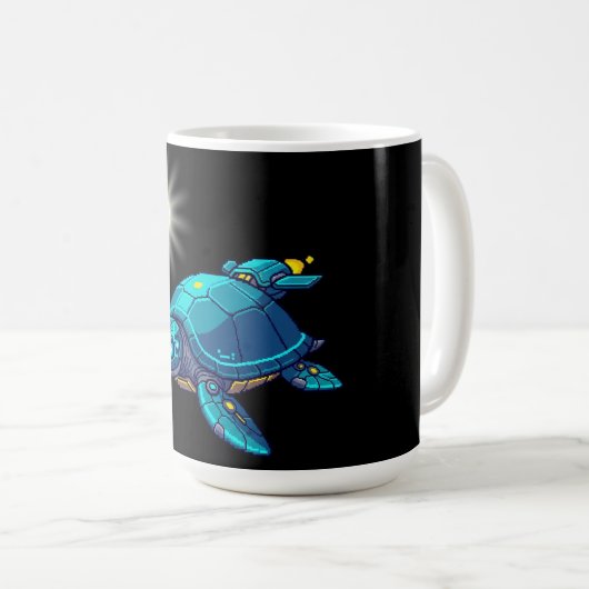 Mug Tortuga Futurista (Devant droit)