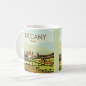 Mug Toscane Toscane Italie Paysage Dessin (Devant gauche)