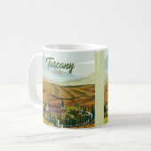 Mug Toscane Toscane Italie Paysage Dessin (Devant gauche)