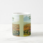 Mug Toscane Toscane Italie Paysage Dessin (Centre)