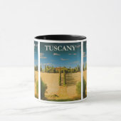 Mug Toscane Vintage voyage Italie (Centre)