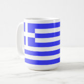 Mug Total du drapeau grec (Devant gauche)