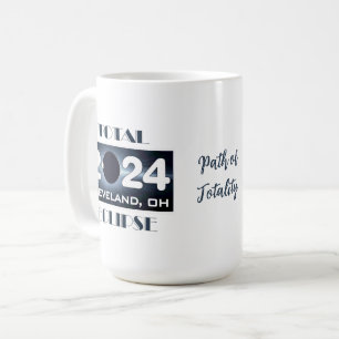 Mug Total Eclipse Cleveland Ohio 2024 Parcours de la T