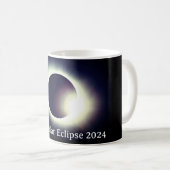 Mug Total éclipse solaire 2024 (Devant droit)