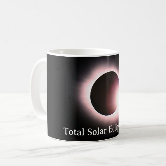 Mug Total éclipse solaire 2024 (Devant gauche)