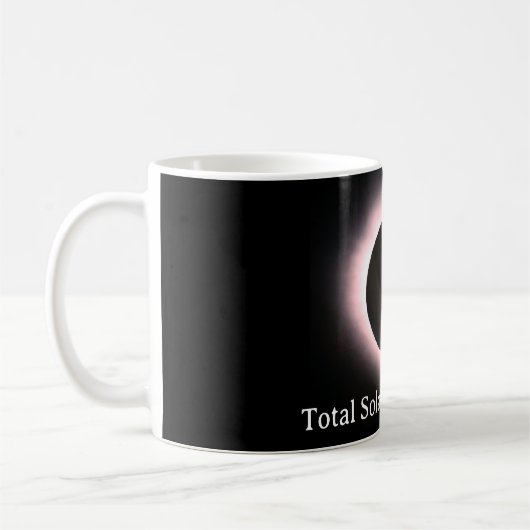 Mug Total éclipse solaire 2024 (Gauche)