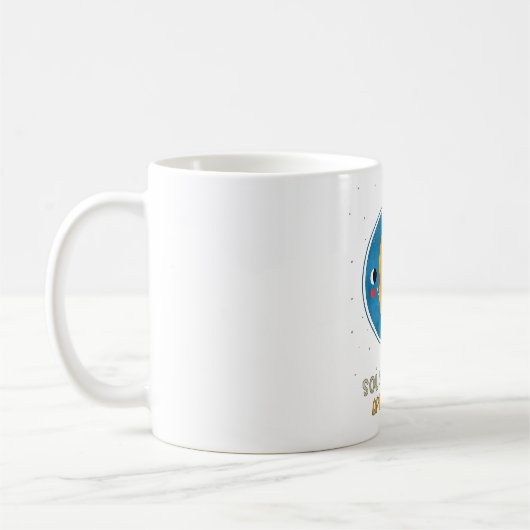Mug Total Éclipse Solaire 2024 Mignons Éclipse Solaire (Gauche)