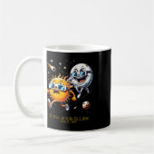 Mug Total Éclipse Solaire 8-4-2024 Soleil Fuite Eclips (Gauche)