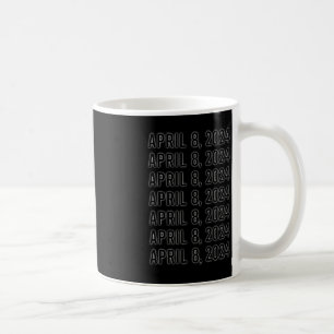 Mug Total Éclipse Solaire 8 avril 2024 Totalité