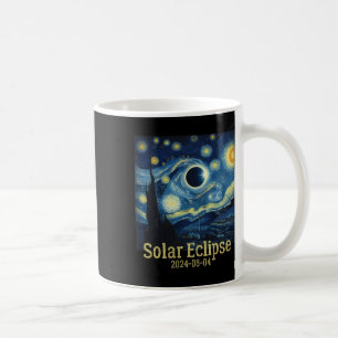 Mug Total Éclipse Solaire 8 avril 2024 Van Gogh Starry