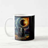 Mug Total Éclipse Solaire Avril 8 2024 Van Gogh Chat L (Gauche)